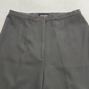 GIORGIO ARMANI Women’s 40 Gray Wool Dress Pant